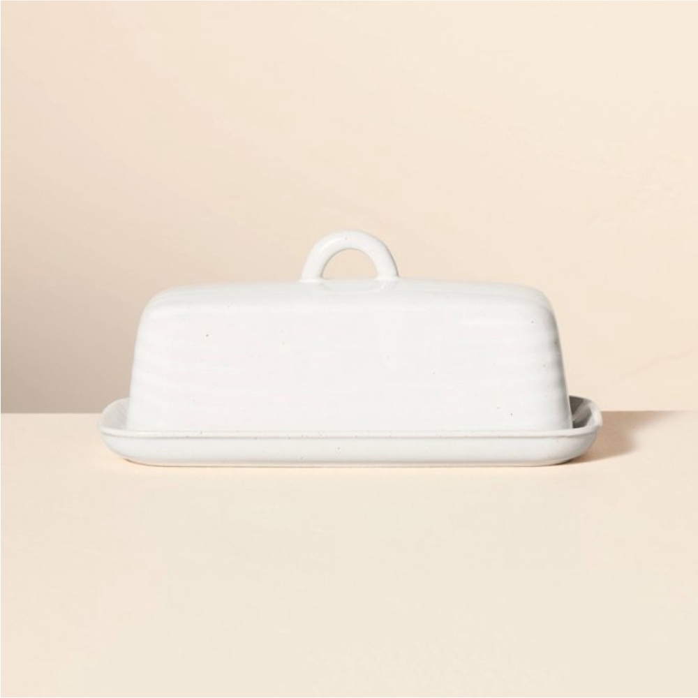 Glazed Stoneware Butter Dish from Hearth & Hand™ with Magnolia